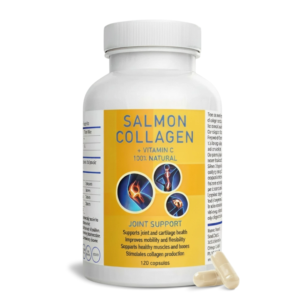 Marine Wild Caught Salmon Collagen 120 Capsules