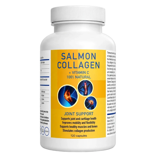 Premium Marine Salmon Collagen Capsules for Skin, Hair & Joint Support